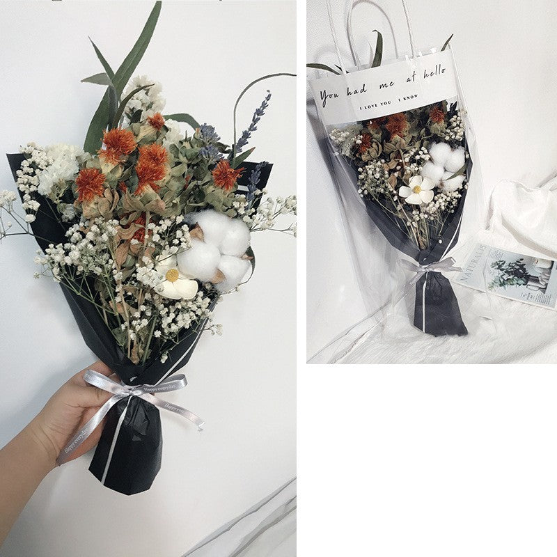 Net Red Bag Bouquet Activity With Hand Fireworks Bouquet Decoration Floral Arrangement