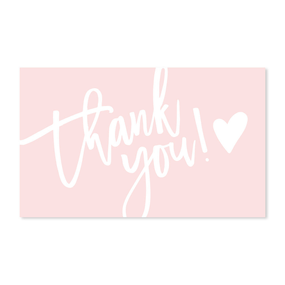 Thank You Card Coated Paper Card Thank You Gift Card Wrapping Card