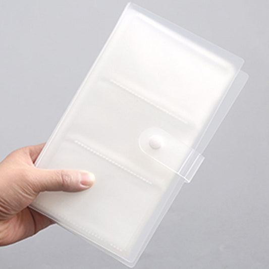 Simple Business Card Holder Portable Transparent Card Holder