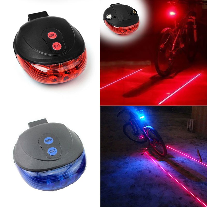 Bicycle Tail Light (5LED+2Laser)